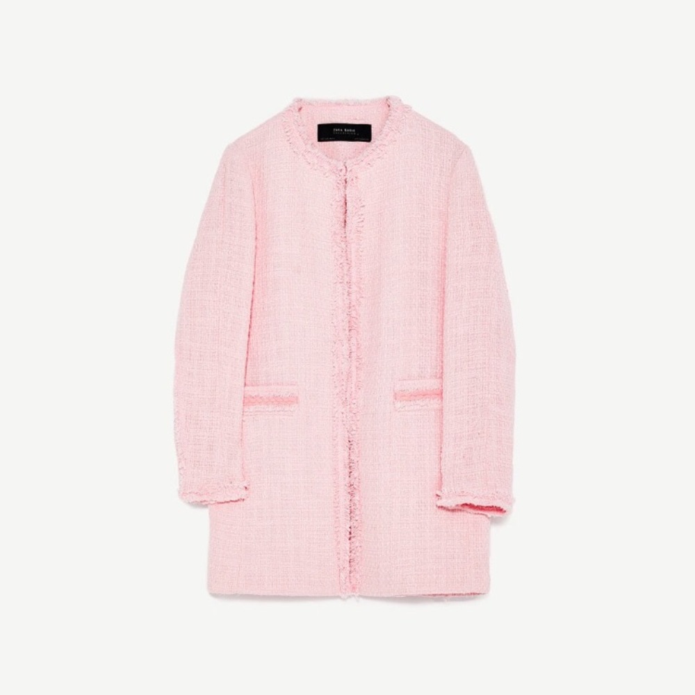 New Zara tweed blazer XS